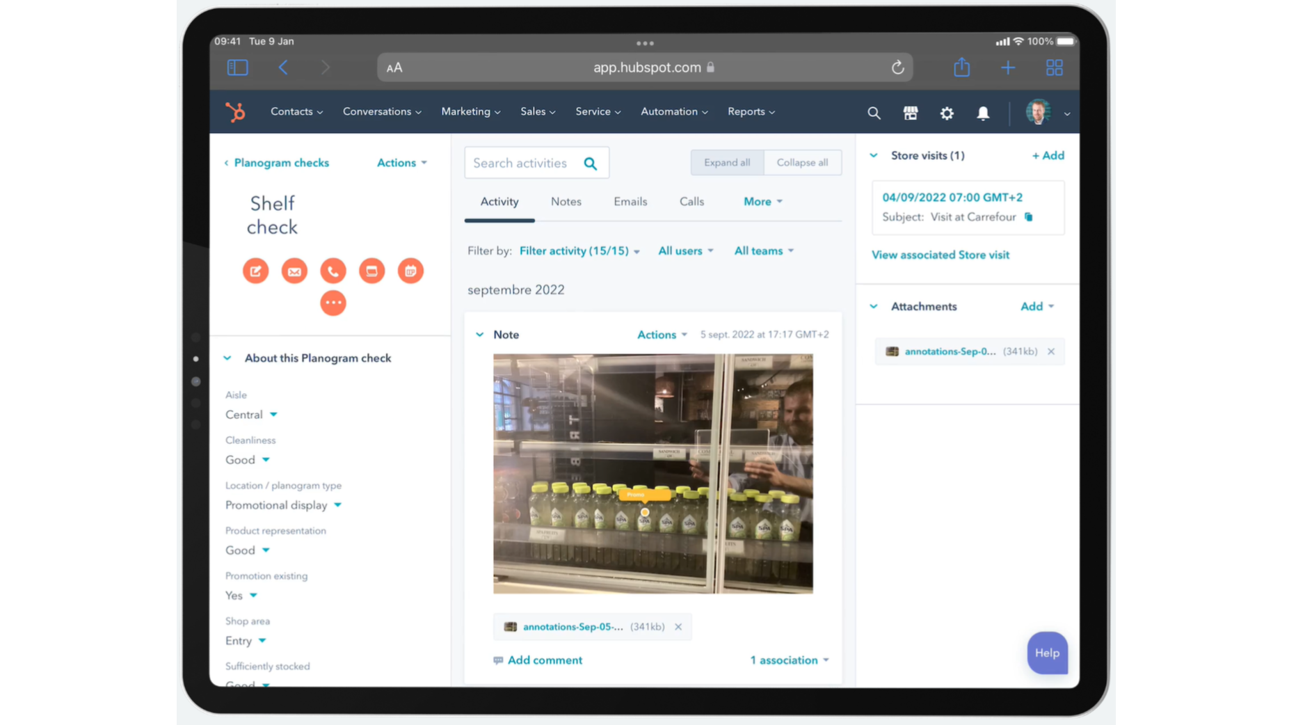 Retail Execution Mobile App HubSpot Integration | Connect Them Today